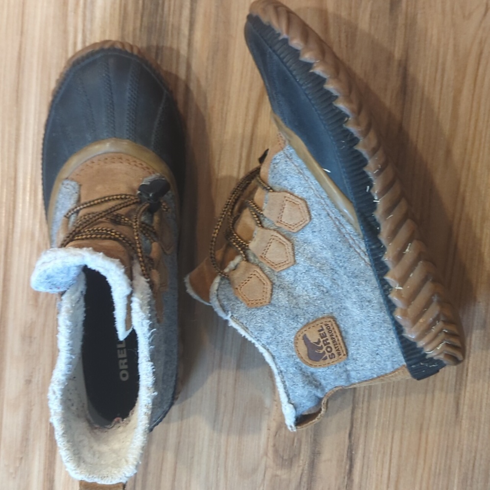 Sorel Women's Out N About Plus Felt Waterproof Rain Boots Size‎ 6